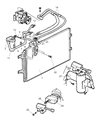 Dodge Ram Wagon A/C Compressor Cut-Out Switches Diagram - 5012330AB