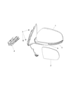 2020 Jeep Cherokee Car Mirror Diagram - 6QB22KFPAA