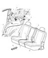 2005 Dodge Durango Seat Belt Diagram - 5HP93BD5AD