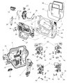 Jeep Wrangler Window Regulator Diagram - 68014948AA