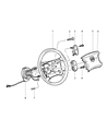 Dodge Ram Wagon Steering Wheel Diagram - 5GK28DX9AA