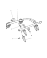 Dodge Ram Wagon Fuel Injector Diagram - 53030518AB