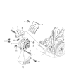 Chrysler PT Cruiser Alternator Diagram - RX033253AA