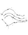 Chrysler 300 Power Steering Hose Diagram - 4584564AC