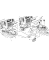 Dodge Ram 1500 Center Console Base Diagram - ZG781B5AA