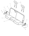2007 Dodge Ram 2500 Seat Cover Diagram - 1FF251D5AA