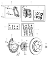 Ram Brake Caliper Diagram - 68412552AB