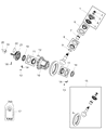 Ram Pinion Washer Diagram - 5086781AA