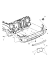 Jeep Liberty Front Cross-Member Diagram - 55360190AK