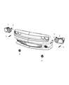 Dodge Side Marker Light Diagram - 68195789AB