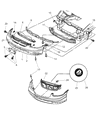 Dodge Caravan Air Deflector Diagram - 4576950