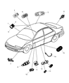 Dodge Intrepid Mirror Switch Diagram - 4760174AG