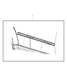 2008 Dodge Nitro Door Moldings Diagram - 68027853AA