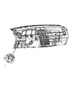 Dodge Journey Headlight Switch Diagram - 68072000AB