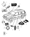 1998 Jeep Grand Cherokee Air Bag Diagram - 5GJ01JX8AA