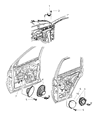 Jeep Car Speakers Diagram - 56038411AC