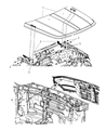 Dodge Nitro Hood Diagram - 55360878AB