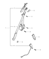 2000 Chrysler Sebring Seat Belt Diagram - MR711969