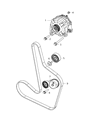Dodge Avenger Alternator Diagram - R5033759AB