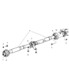 2010 Chrysler 300 Drive Shaft Diagram - 4593866AB