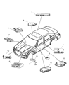 Dodge Magnum Air Bag Control Module Diagram - 56043195AR