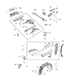 Jeep Fender Diagram - 68103309AD