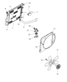 Dodge Durango Radiator Diagram - 52028818AD