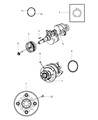 Dodge Caliber Crankshaft Diagram - 68045351AB