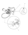 Chrysler Accelerator Cable Diagram - 4865927AA