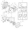 Chrysler Conquest Brake Bleeder Screw Diagram - MB366146