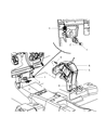 Jeep Compass Automatic Transmission Shift Levers Diagram - 5273388AC