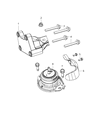 Jeep Grand Cherokee Engine Mount Diagram - 52124677AD