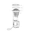 Dodge Fuel Level Sensor Diagram - 68003185AA