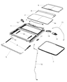 Ram Sunroof Diagram - 68049127AB