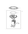 Dodge Dart Fuel Sending Unit Diagram - 68166594AB