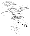 Dodge Hood Latch Diagram - 55113780AD