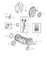 Chrysler PT Cruiser Torque Converter Diagram - 5093888AB