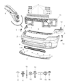 Ram Bumper Diagram - 68239435AA