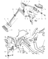 Ram 1500 Classic Brake Line Diagram - 55366893AJ