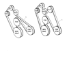 2002 Dodge Ram 1500 Drive Belt Diagram - 53032307AC