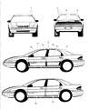 1997 Chrysler Concorde Door Moldings Diagram - PT00SX8