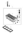 2018 Jeep Wrangler Cylinder Head Gasket Diagram - 68402613AA