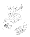 1999 Dodge Caravan Water Pump Diagram - MD973940