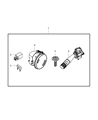 Jeep Commander Fog Light Diagram - 82209354