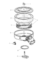Dodge Ram Van Air Filter Box Diagram - 53032124AA