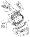 Dodge Stratus Door Hinge Diagram - 4814895AD