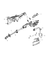 Jeep Steering Column Diagram - 5057349AD