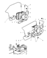 Jeep Commander ABS Control Module Diagram - 5179776AA