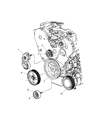Chrysler Pacifica A/C Compressor Diagram - 5005496AF