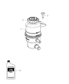 Chrysler 200 Power Steering Reservoir Diagram - 68081035AA